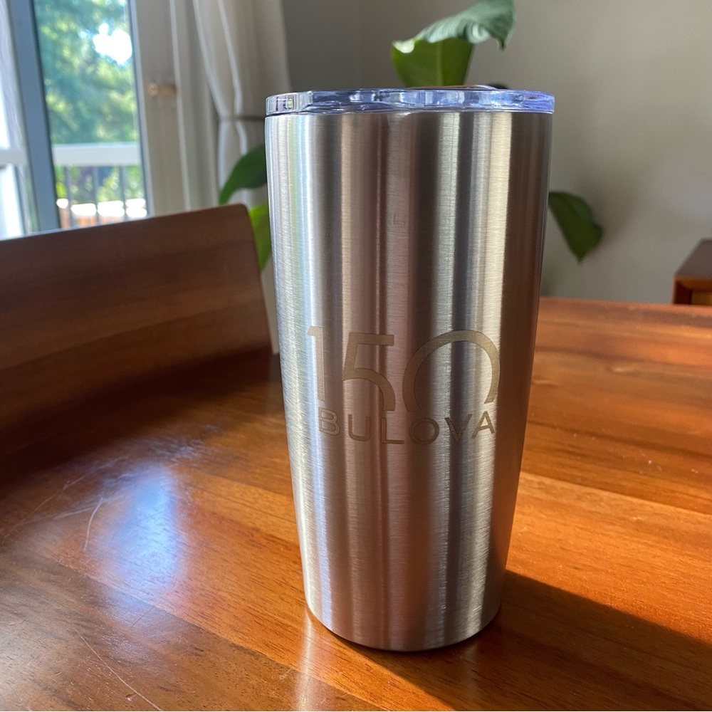Wolverine Bulova 150 anniversary Silver Tumbler